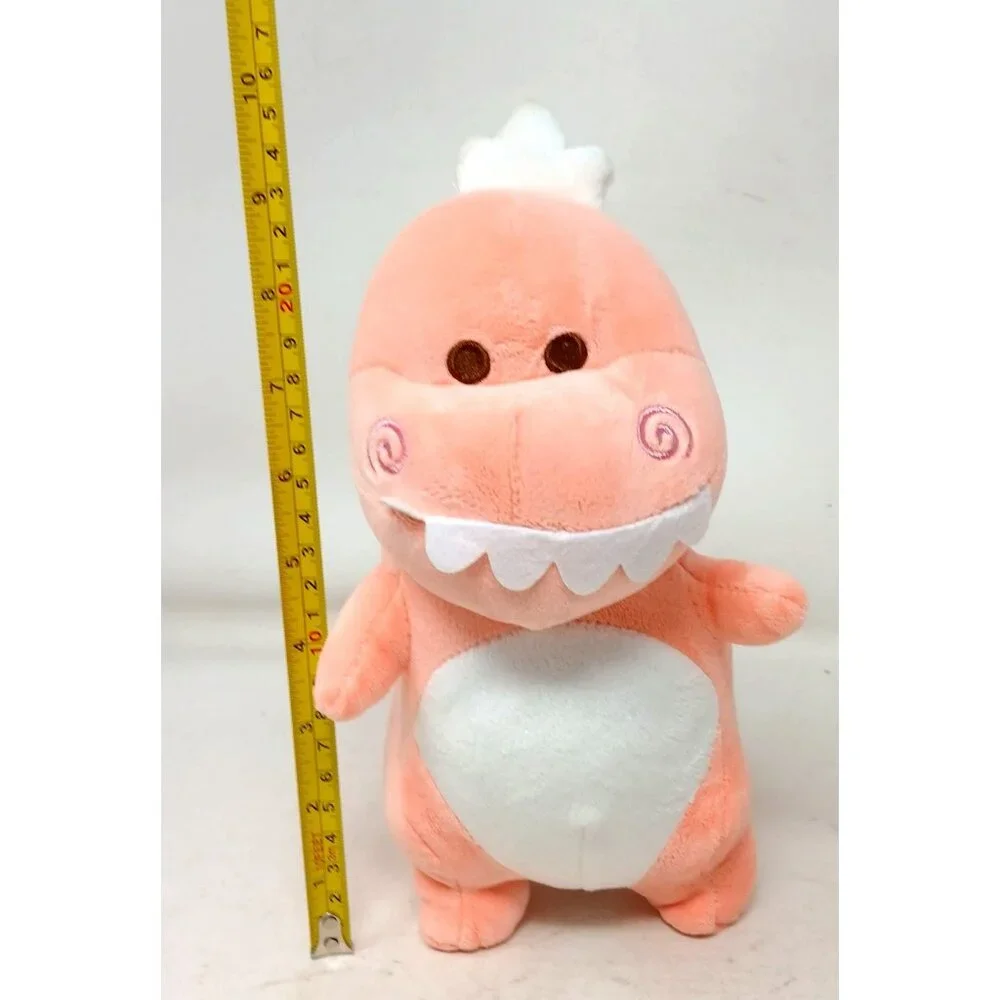 Cute Dinosaur Plush Toy Toothy Grin White Belly 10